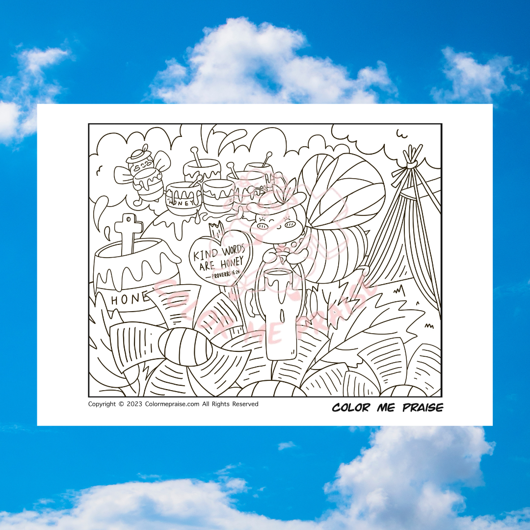 Praise Animal Coloring Pages Digital Downloads